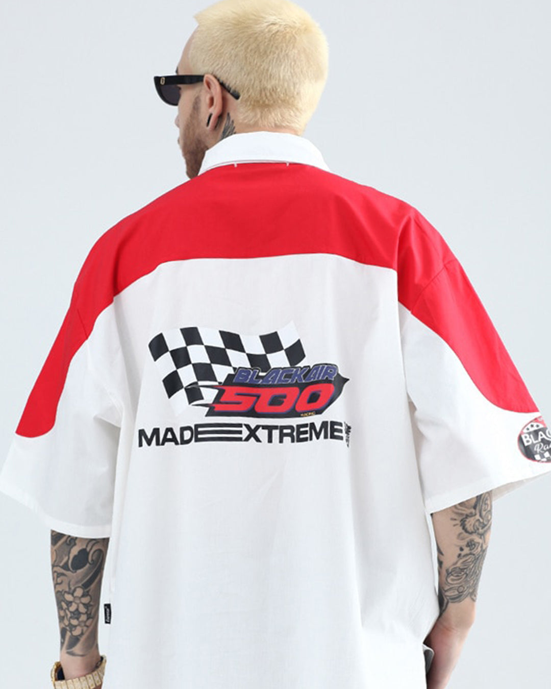 Retro gefrituurd shirt