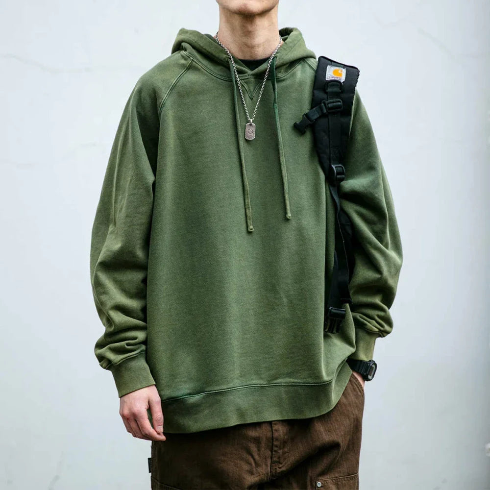 Trendy High-End Washed Japanese Hoodie