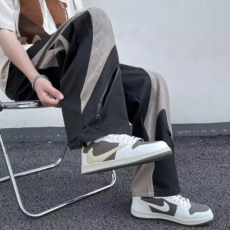 Cool Panelled Baggy Summer Pants