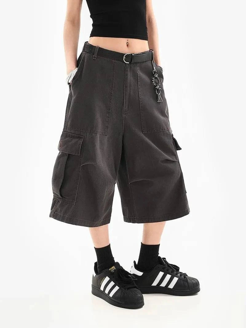 American Retro Summer Denim Jorts