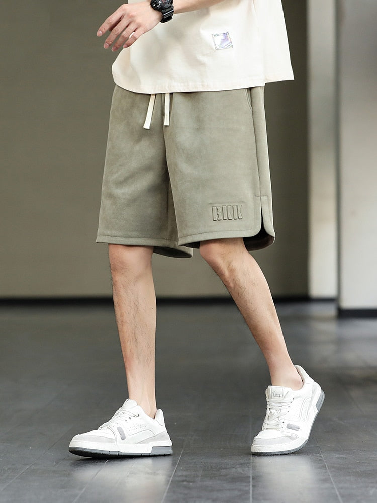 Baggy sweatshorts met trekkoord