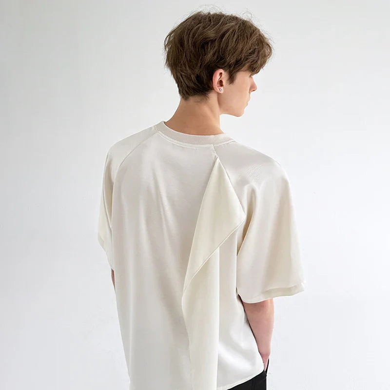 Hoogwaardig gepersonaliseerd lint patchwork T-shirt
