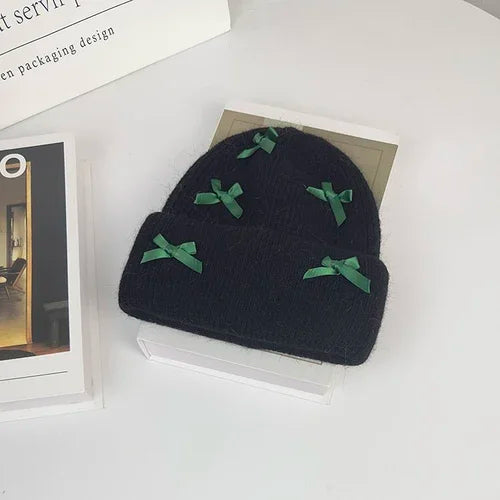 Rabbit Fur Knitted Beanie