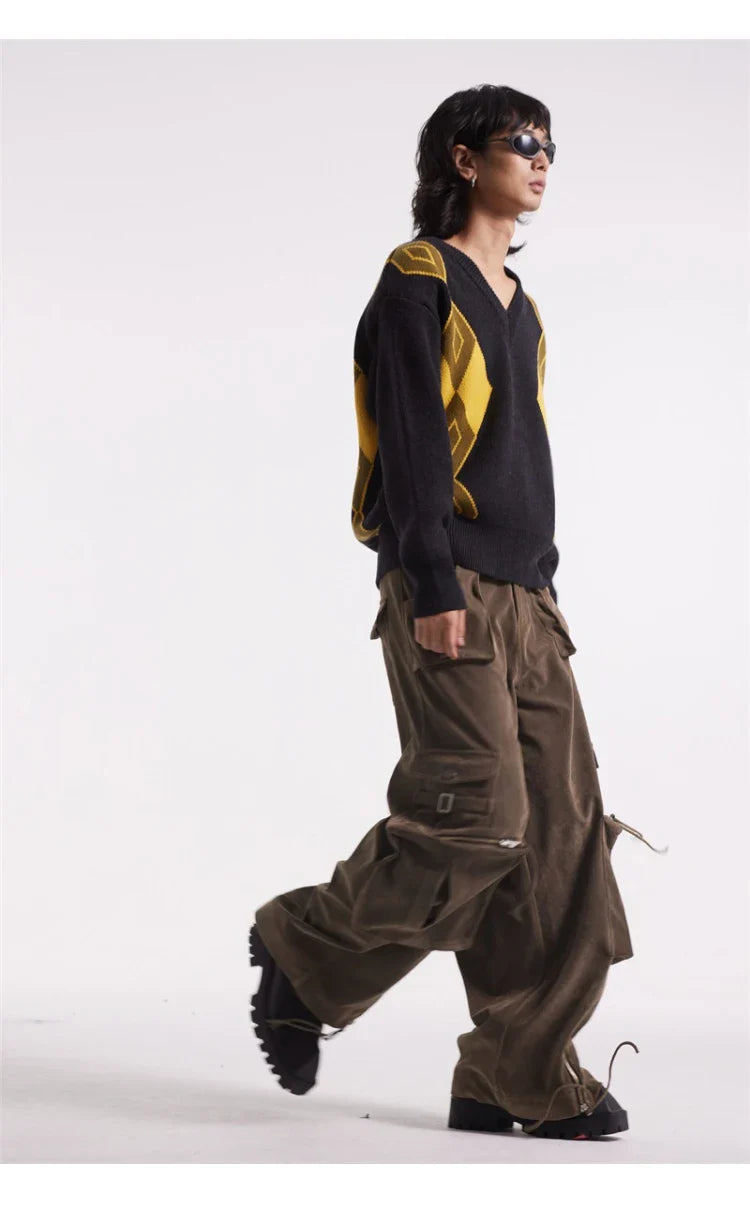 Lautaro Faux Leather Cargo Pants