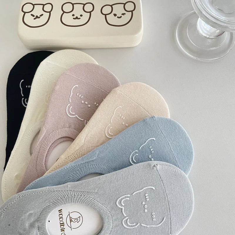 Cute Japanese Cartoon Bear Women Socks