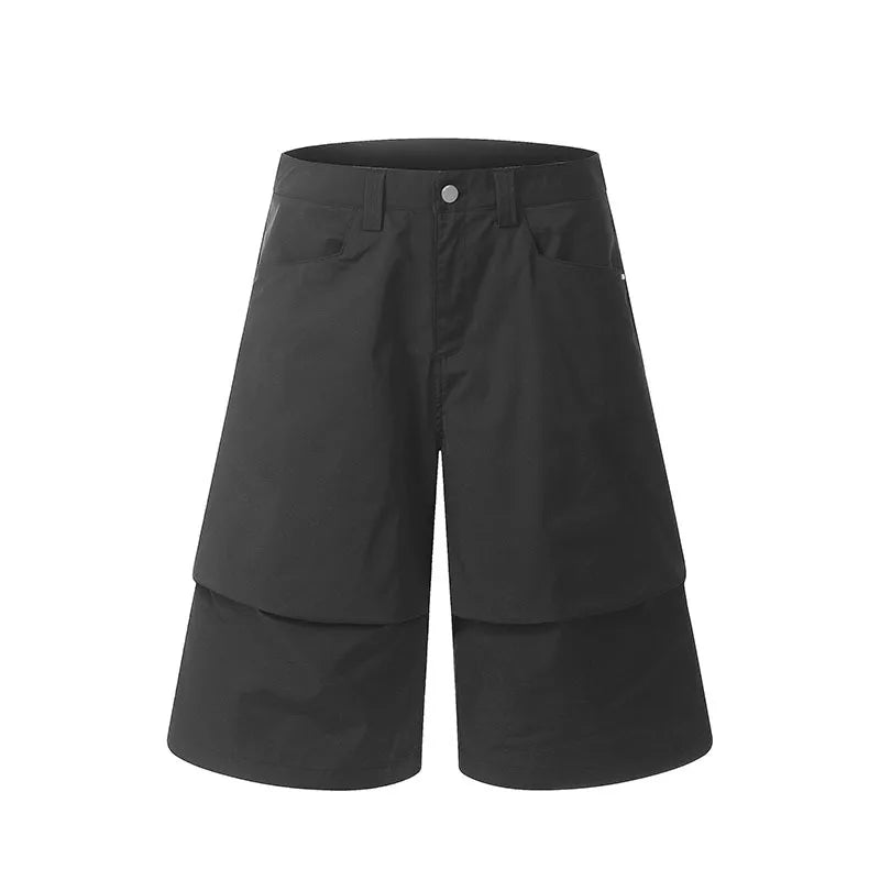 Curved Silhouette Cargo Jorts