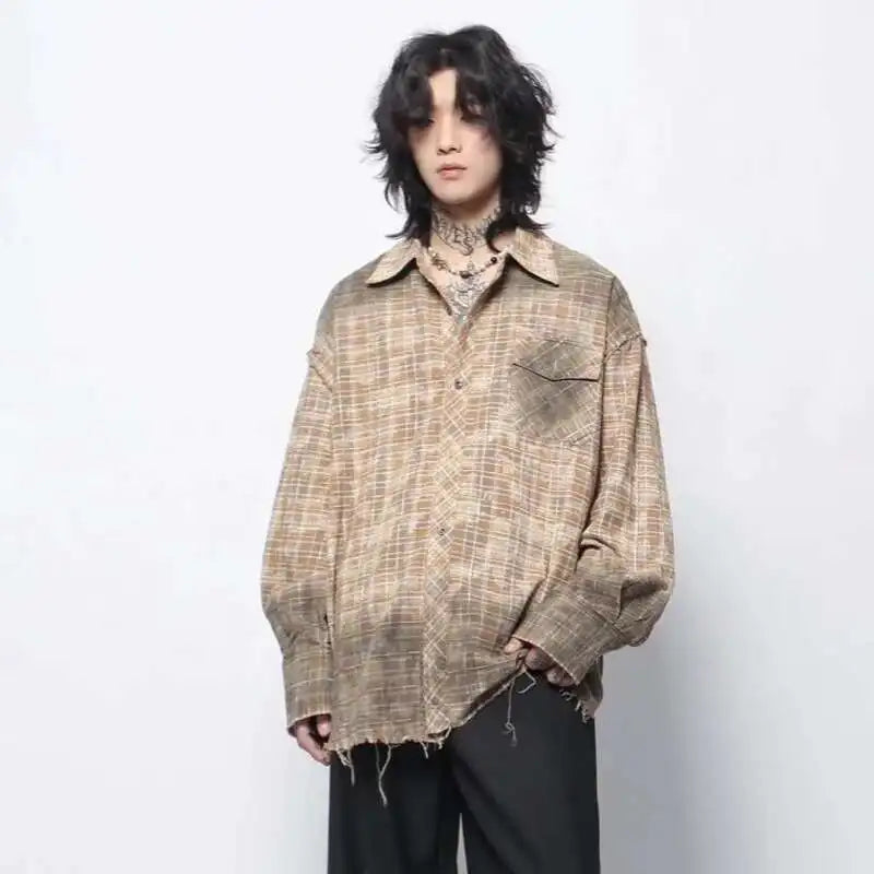 American Style Gradient Washed High Street Shirt
