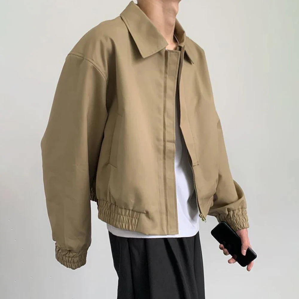 Men Signature British Casual Bomber Jacket