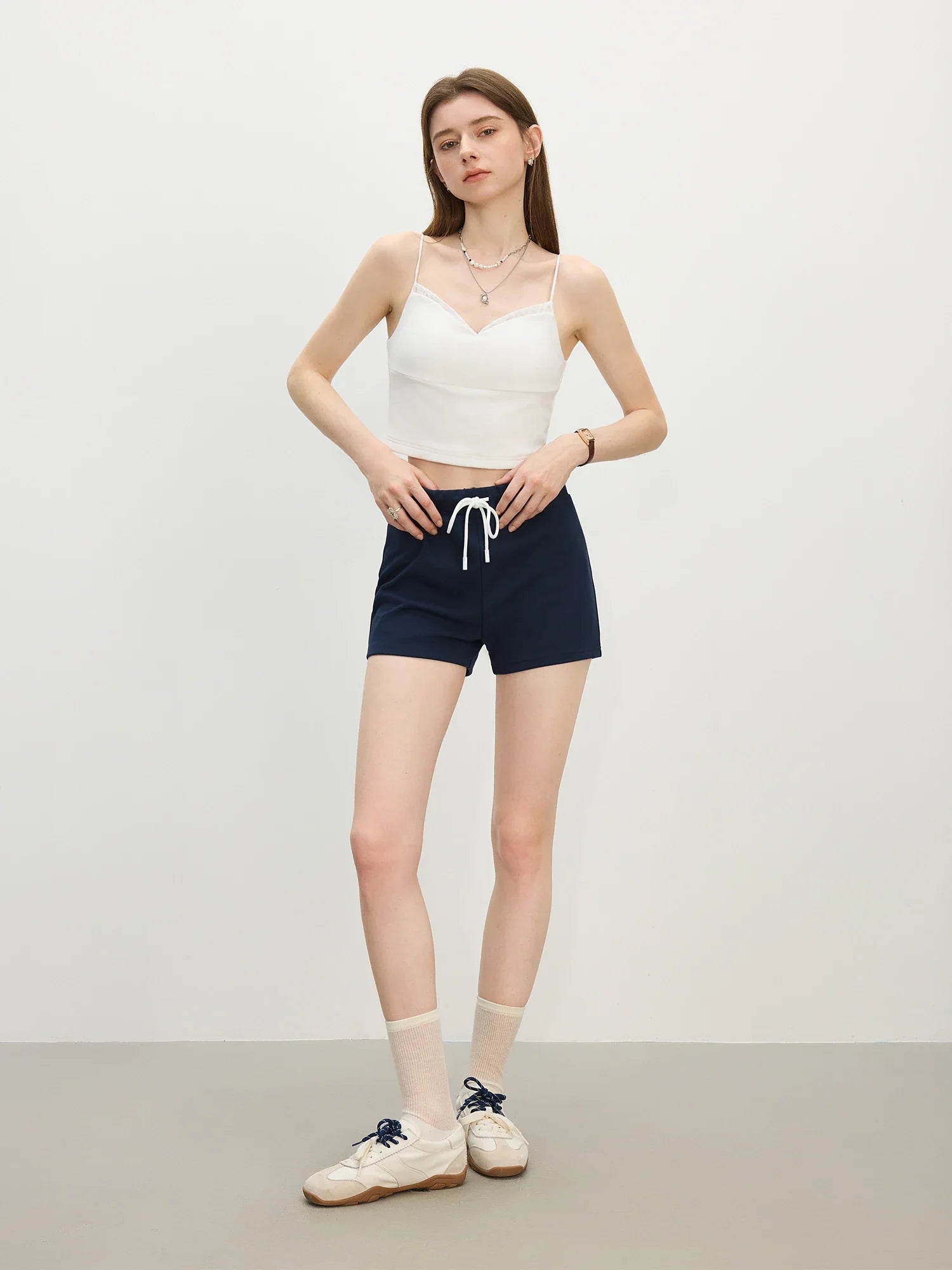 Women Athletic Knit Summer Short