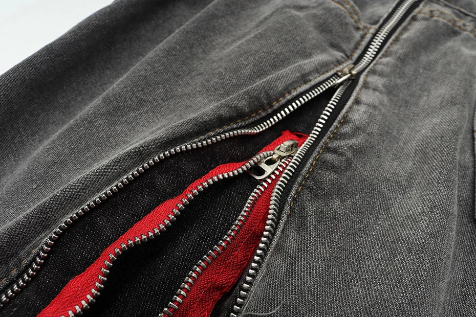 Pantaloncini cargo con cerniera Street