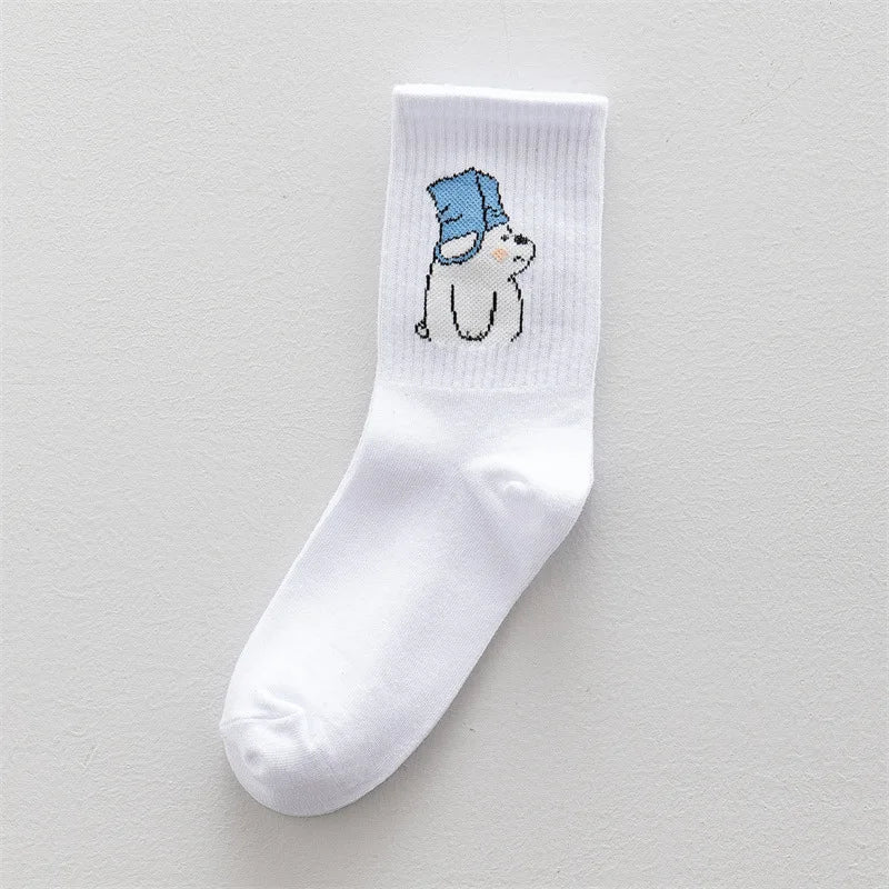 Soft Winter Cute Cartoon Bear Socks
