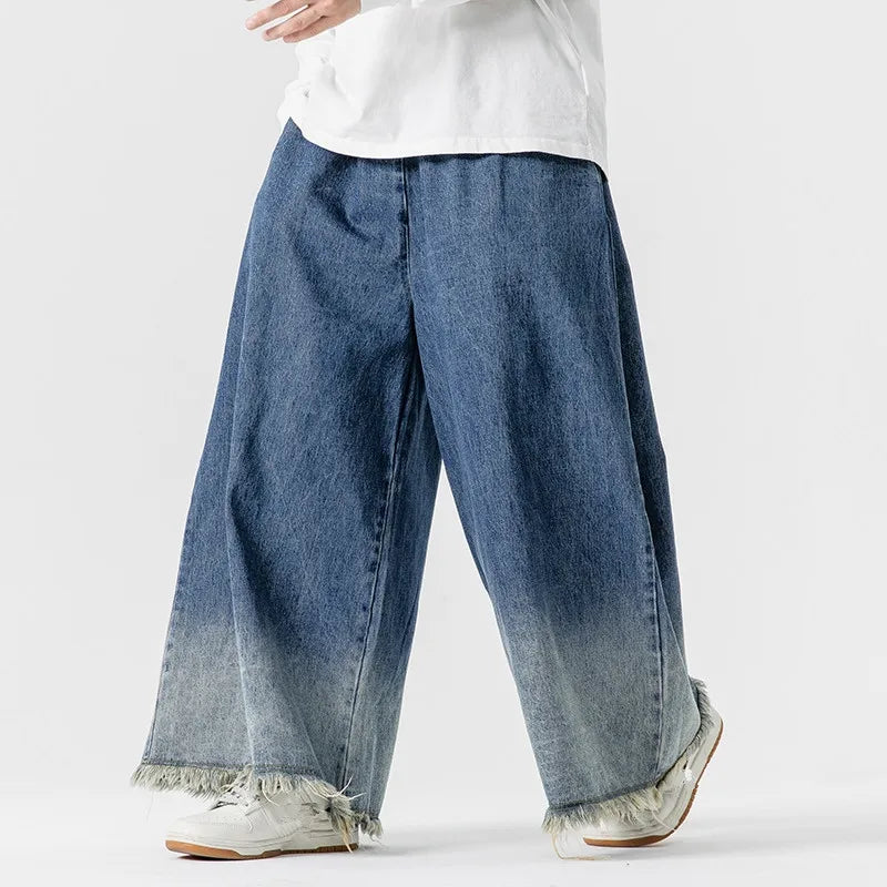 Cozy Oversized Wide Leg Denim Jeans