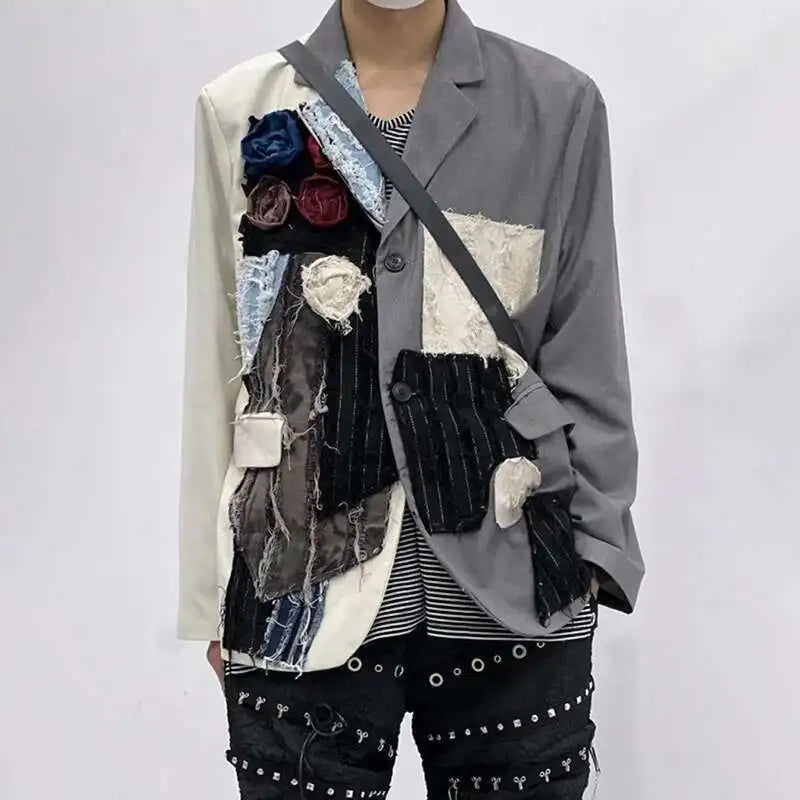 Stylish High Street Patched Blazer