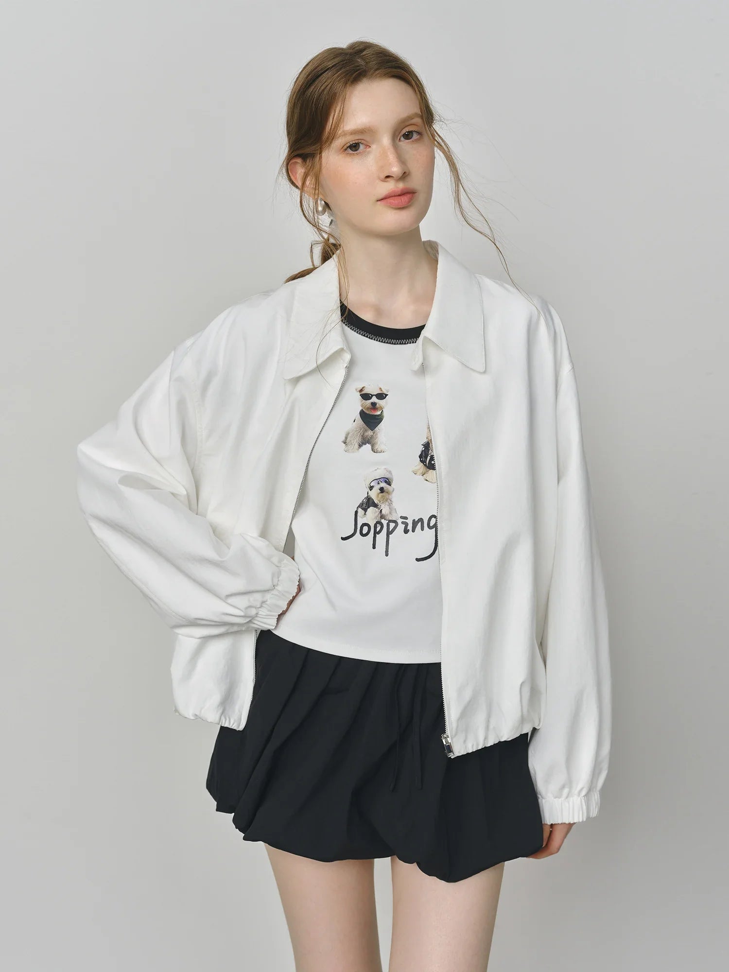 Chaqueta de mujer estilo granero francés de larga duración