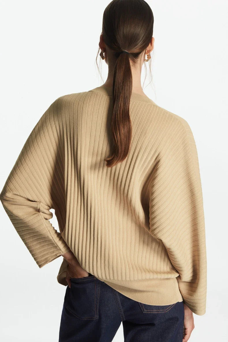 Vintage Ethereal Autumn Ribbed Long Sleeves Cardigan
