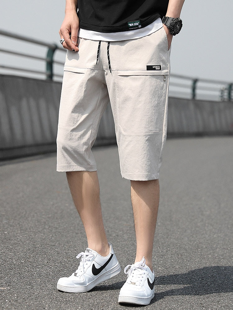 Pantaloncini larghi, casual e traspiranti