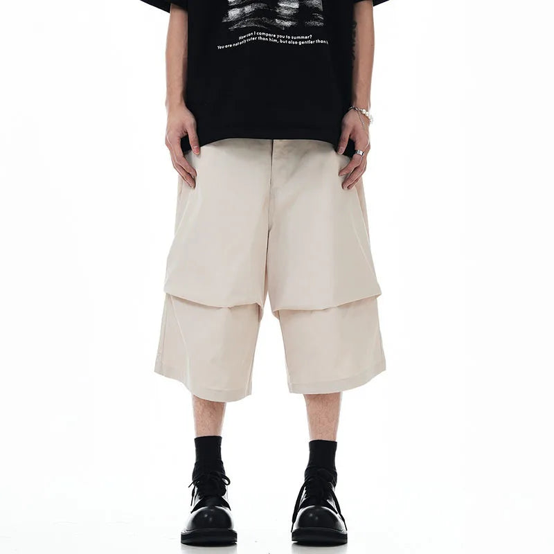 Curved Silhouette Cargo Jorts