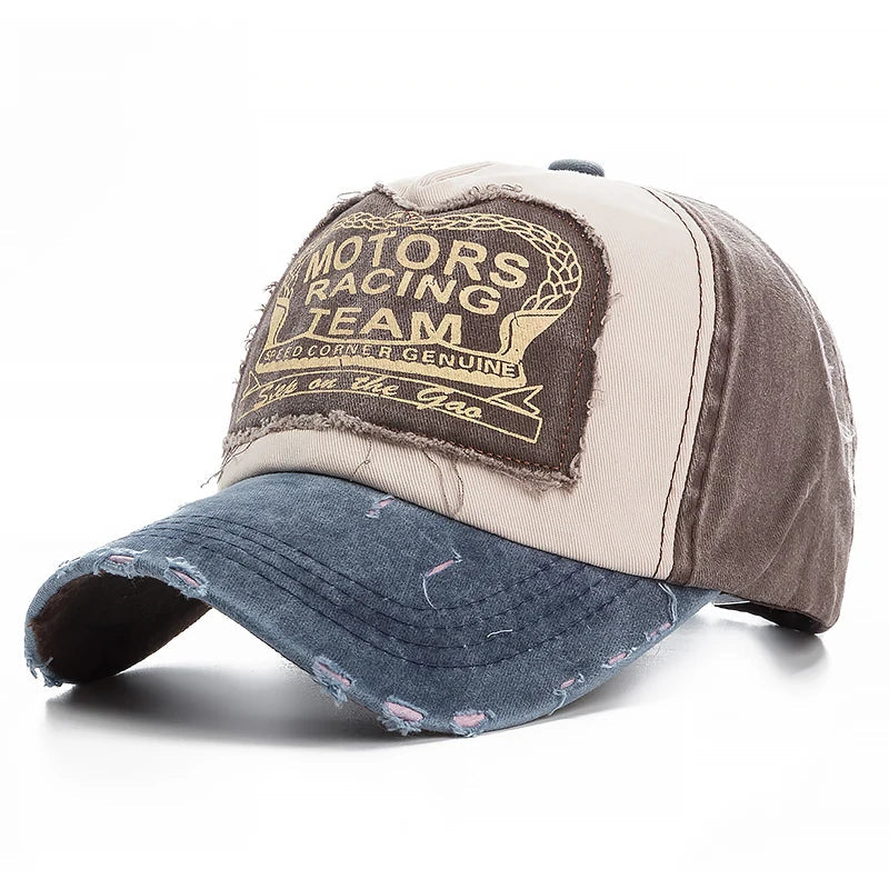 Washed Cotton Damage Baseball Cap - MADXMARX