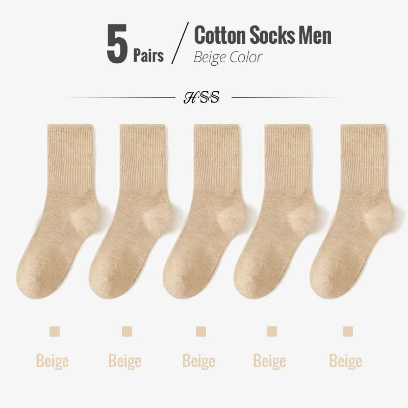 Combed Colorful Breathable Socks