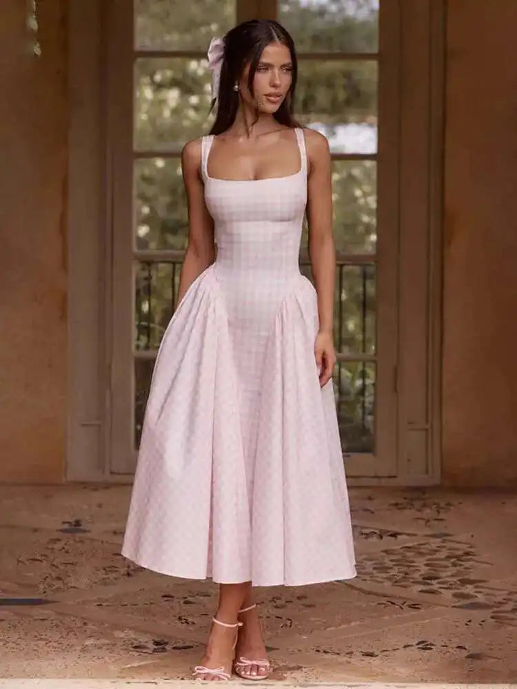 Strapless Vintage Maxi Dress