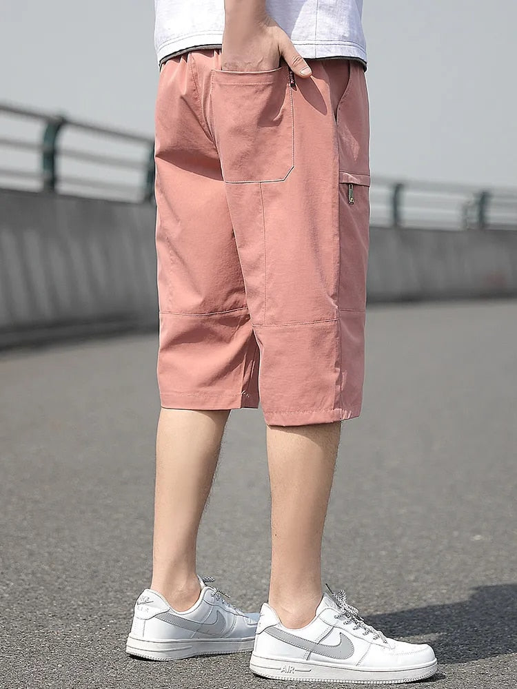Pantaloncini larghi, casual e traspiranti