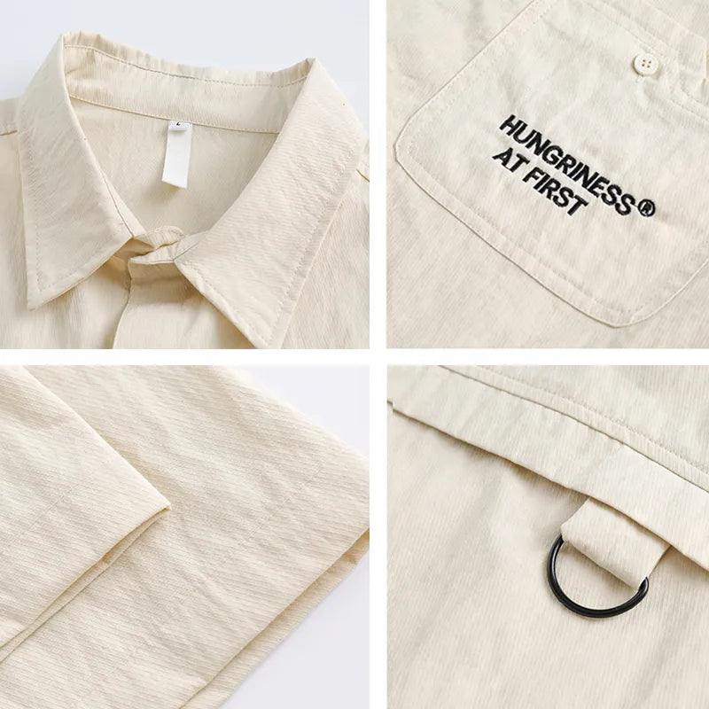 High Street Solid Color Shirt