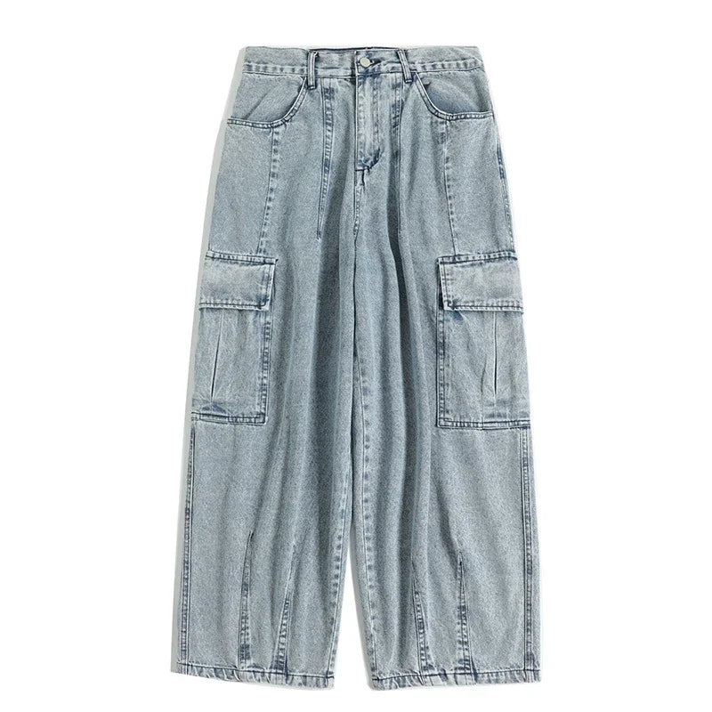 Oversize StreetWear Denim Cargo Pants