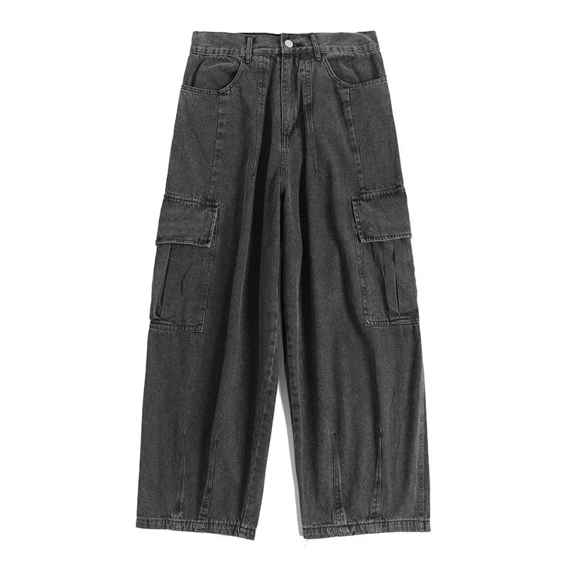 Oversize StreetWear Denim Cargo Pants
