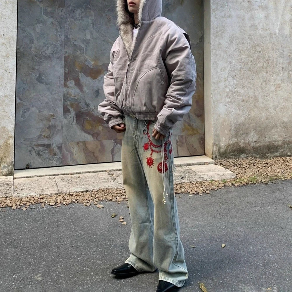 Streetwear Winter Cozy Heavy Plush Jacket