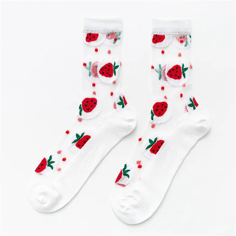 Creative High Quality Cartoon Silk Socks