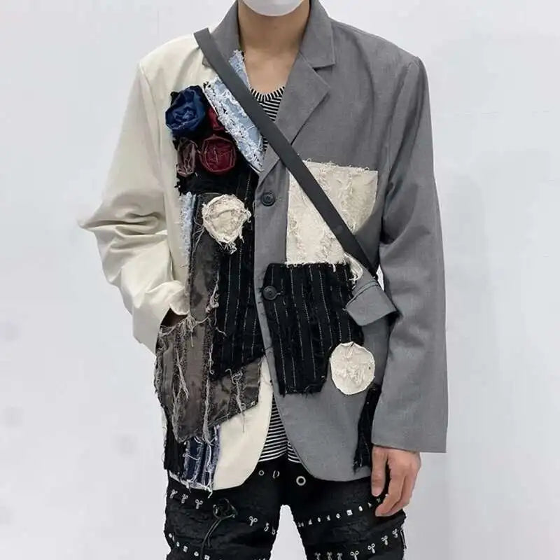 Stylish High Street Patched Blazer