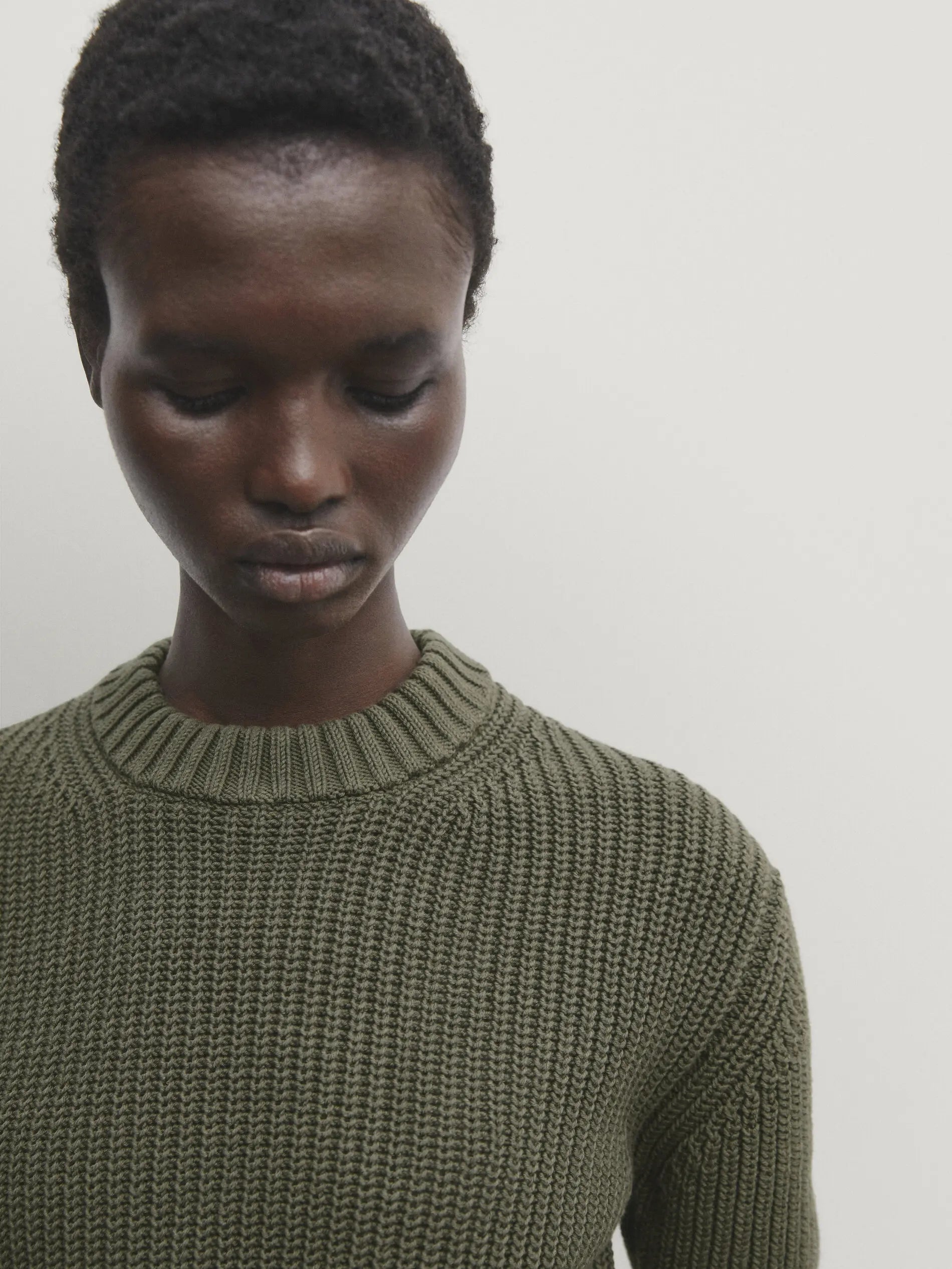 Women Vintage Ethereal Spring Style Crew Neck Sweater
