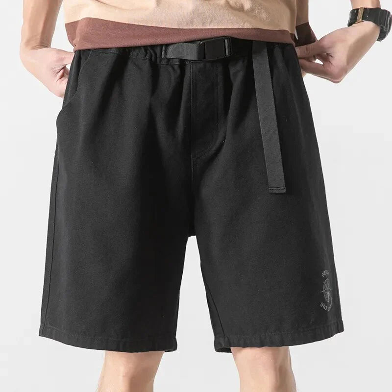 Pantaloncini cargo con cintura larga