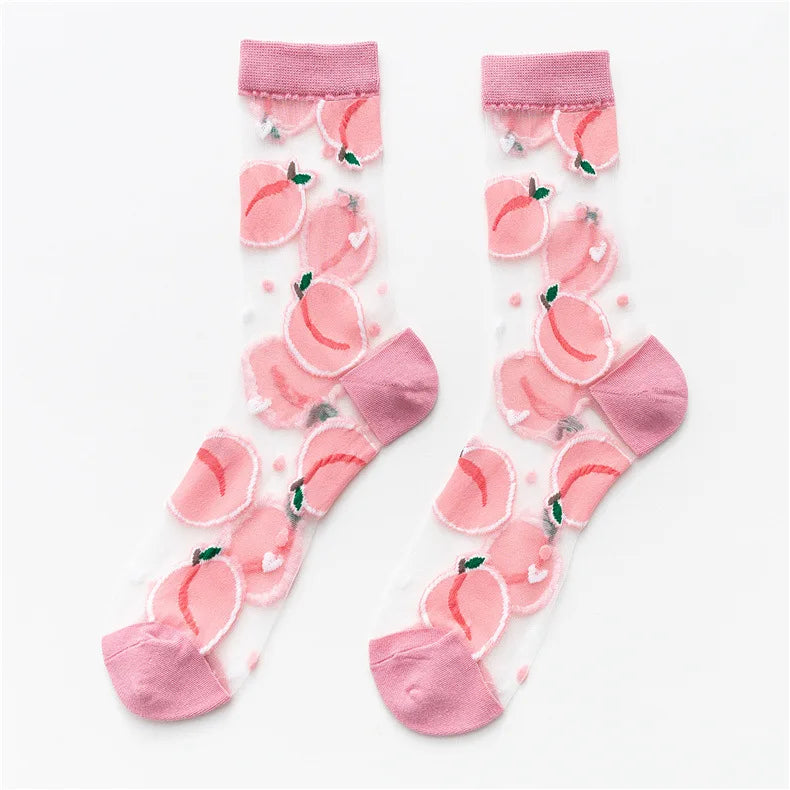Creative High Quality Cartoon Silk Socks