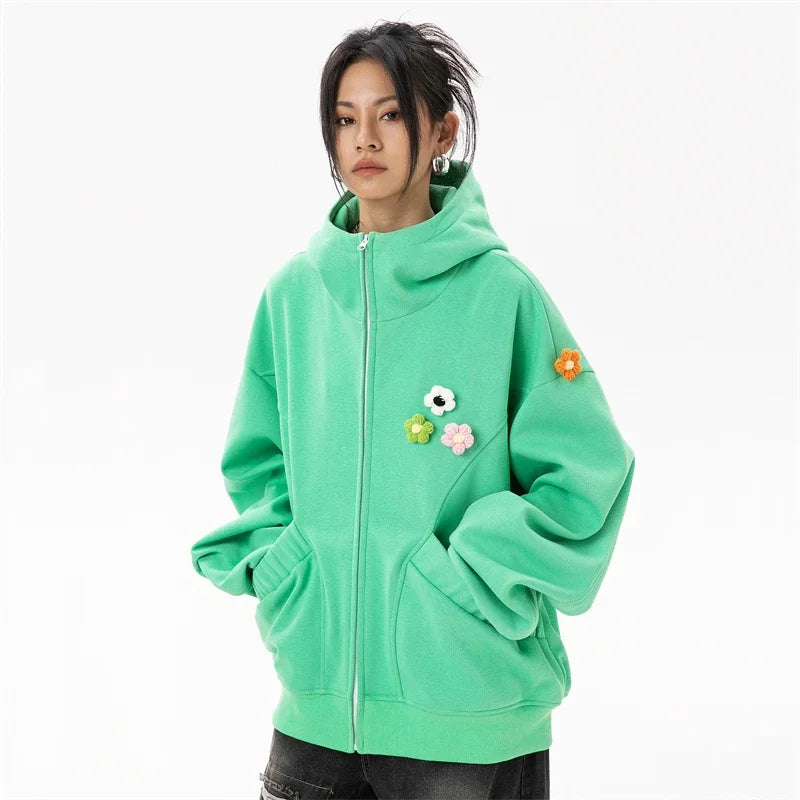 Sweats à capuche zippés confortables