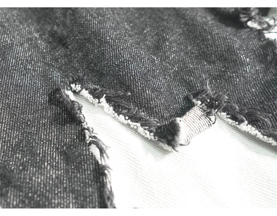 Vintage Patchwork Hip Hop Denim Jorts