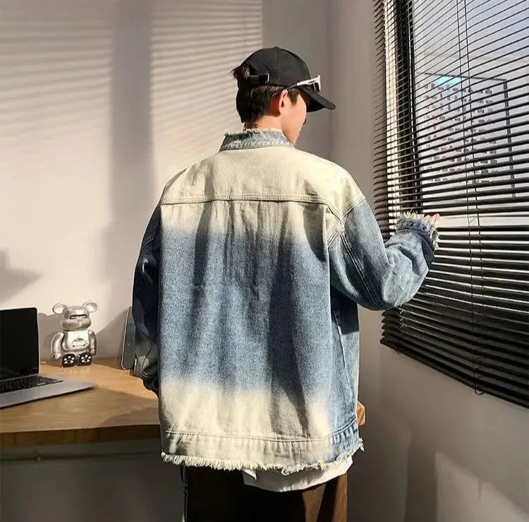 Chaqueta vaquera retro estilo americano
