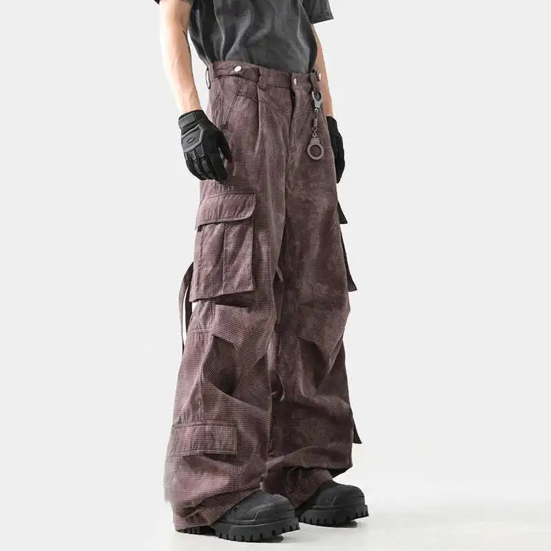 Chic Pleated Cargo Pants