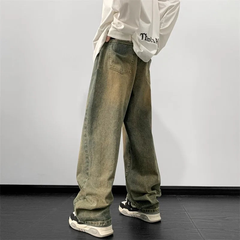 Vintage Loose Fit Hip Hop Denim Jeans