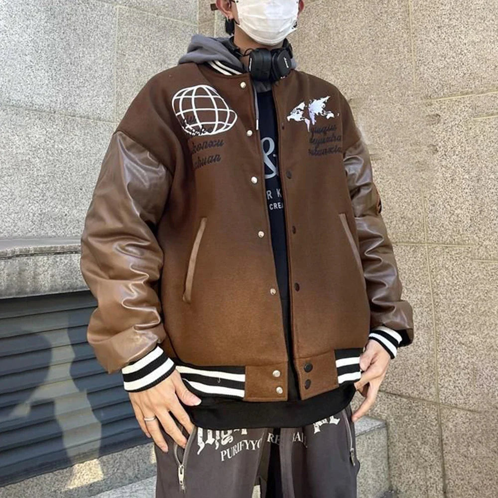 Retro American Style Baseball Versatile Jacket