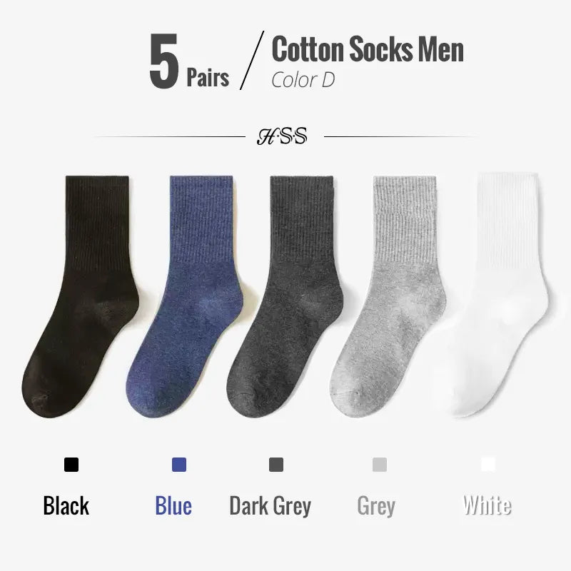 Combed Colorful Breathable Socks