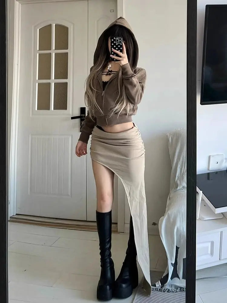 Women Cozy Handsome Zip-Up Sweatshirt