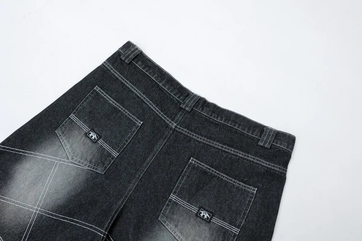 Y2k Baggy Reverse Washed Jorts