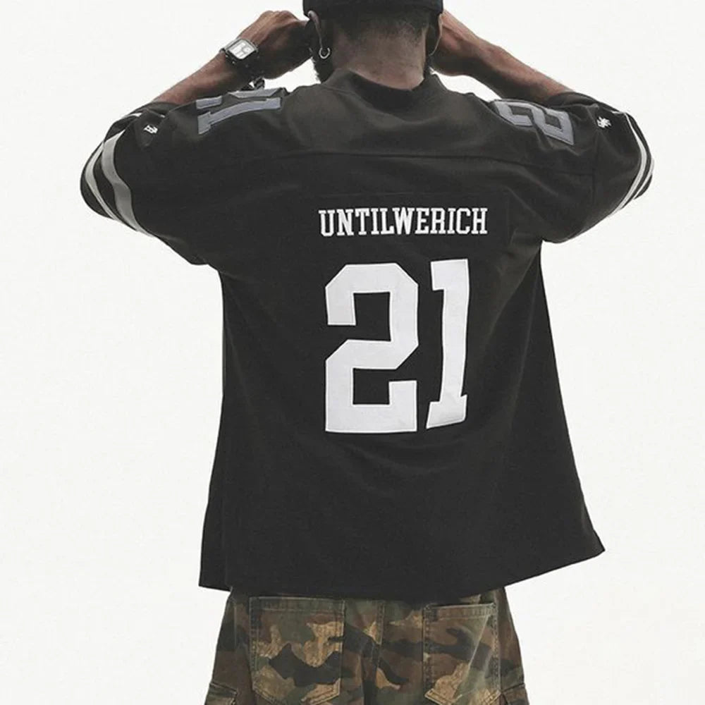 Atmungsaktives Streetwear Schnell trocknendes Mesh-T-Shirt