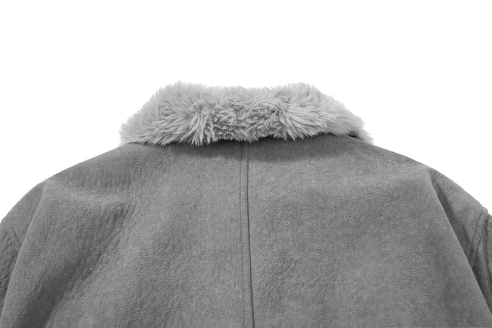 Comfortable High Street Fur Collar Jacket