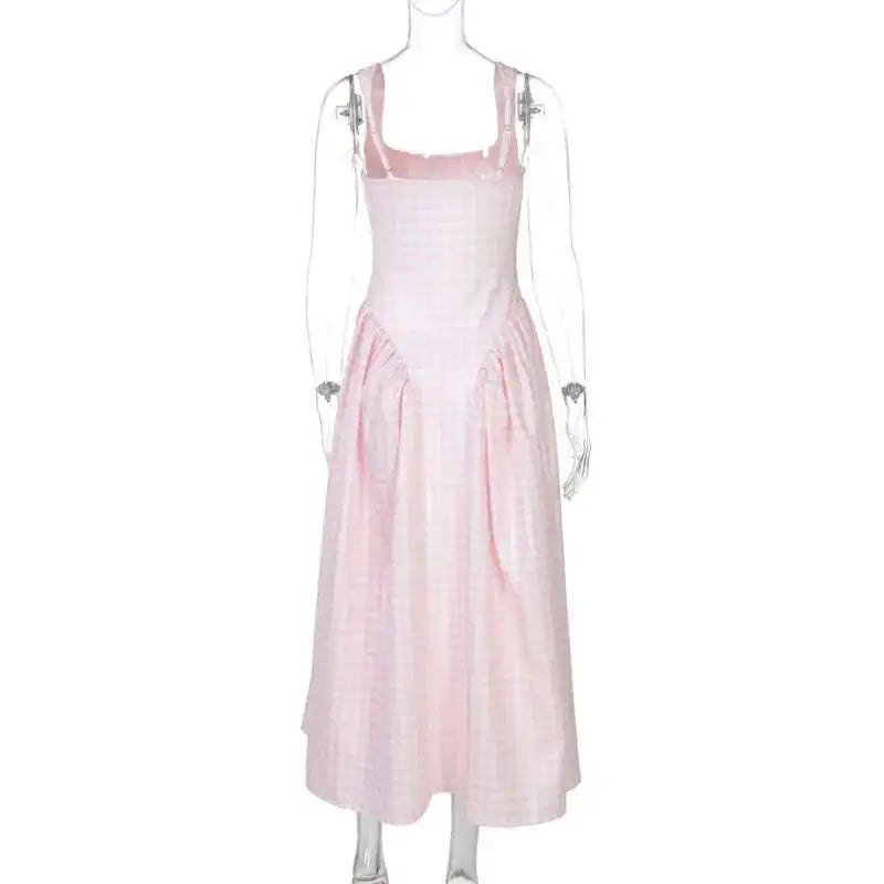 Strapless Vintage Maxi Dress
