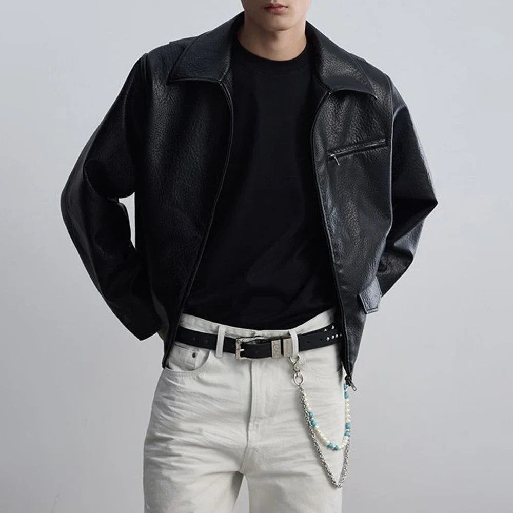 Muse Spring Slim Fit Motorcycle Leather Jacket