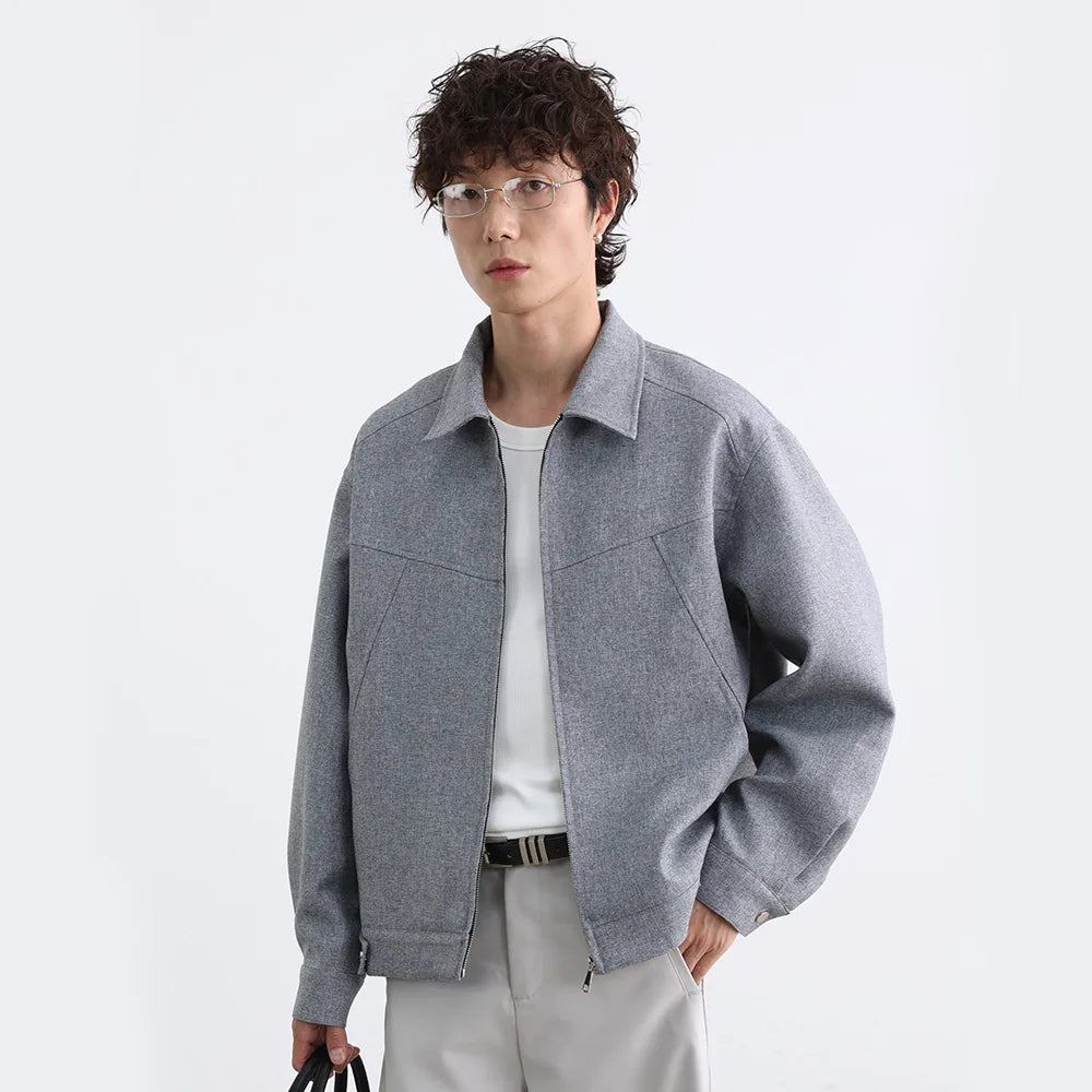 Men Patchwork Loose Vintage Casual Retro Jacket