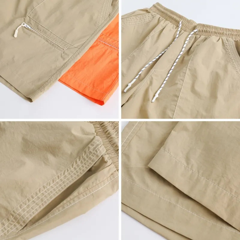 Polyester elastische taille shorts