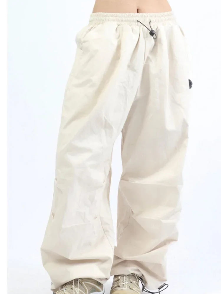 Techwear Cargo Parachute Pants